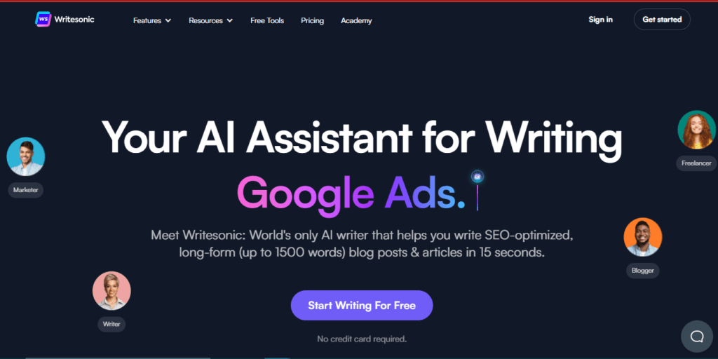 Write Sonic - best AI Writer tool review
